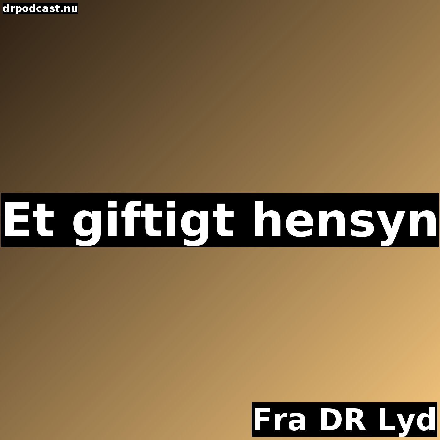 Et giftigt hensyn