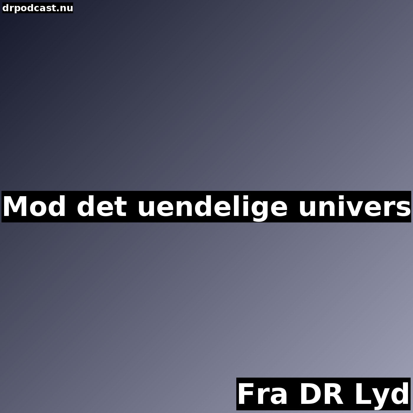 Mod det uendelige univers