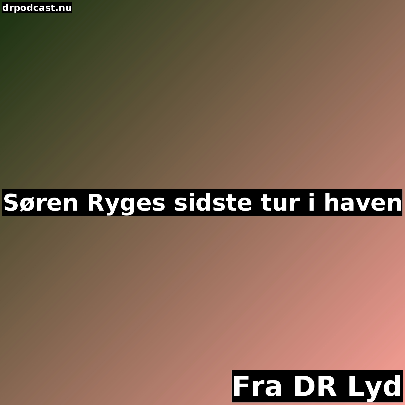 Søren Ryges sidste tur i haven