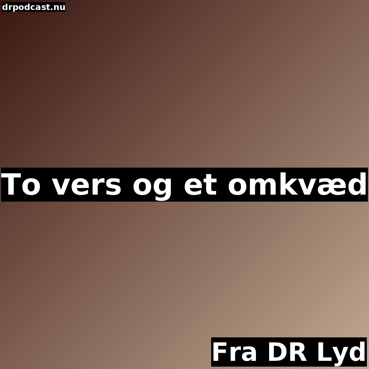 To vers og et omkvæd