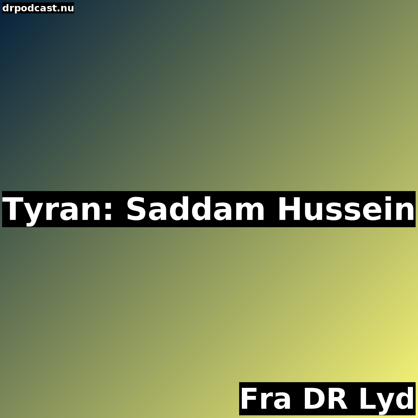 Tyran: Saddam Hussein